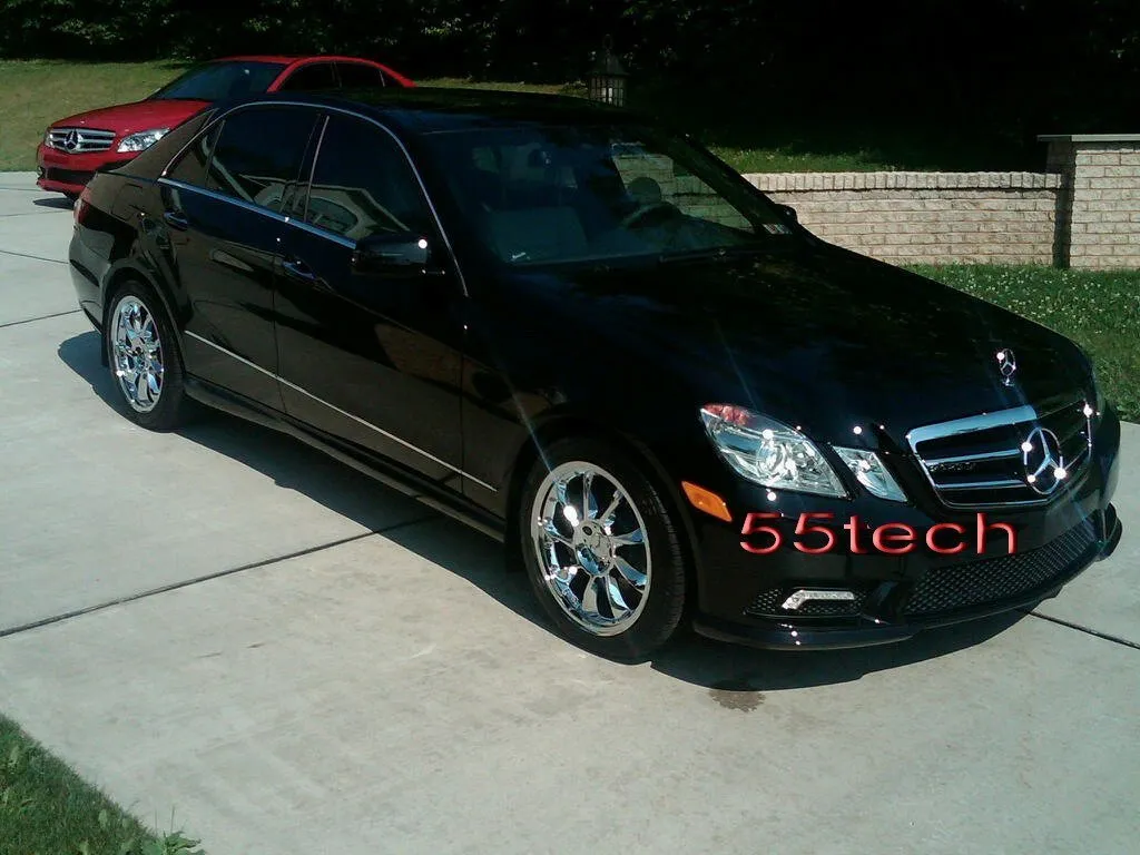 Mercedes Benz W212 E-Class Grille 2 Fin with LED Illuminated Star