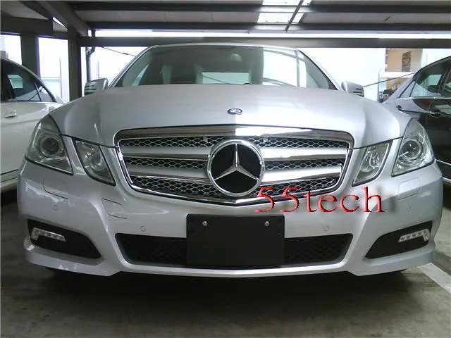 Mercedes Benz W212 E-Class Grille 2 Fin with LED Illuminated Star