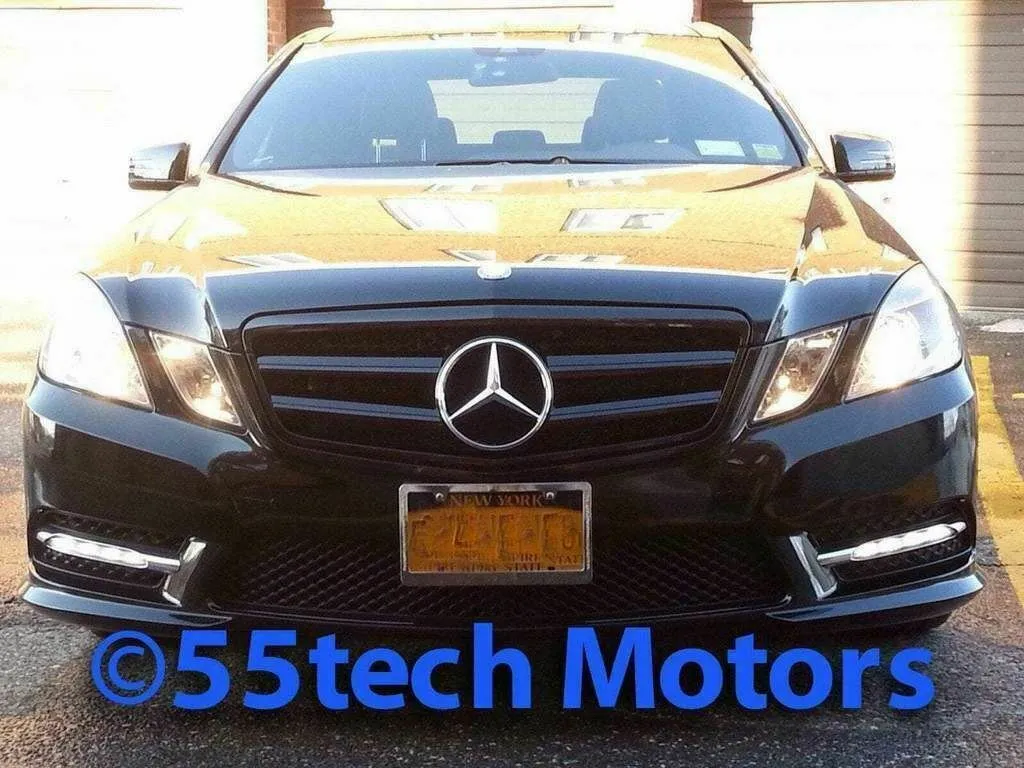 Mercedes Benz W212 E-Class Grille 2 Fin with LED Illuminated Star