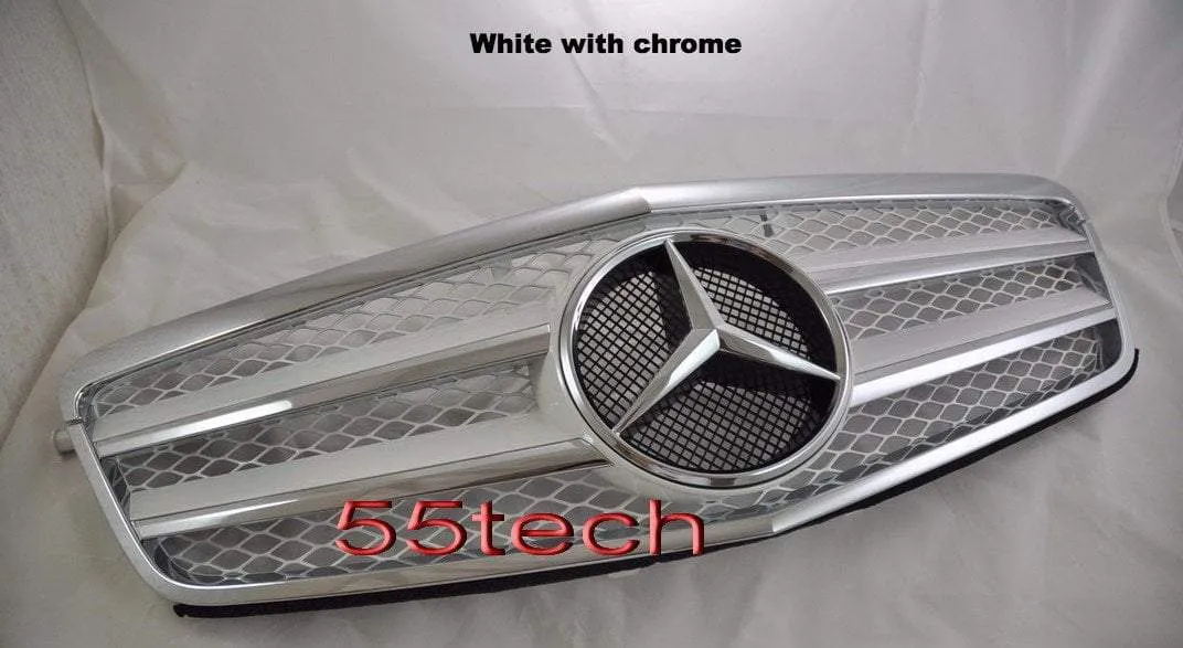 Mercedes Benz W212 E-Class Grille 2 Fin with LED Illuminated Star