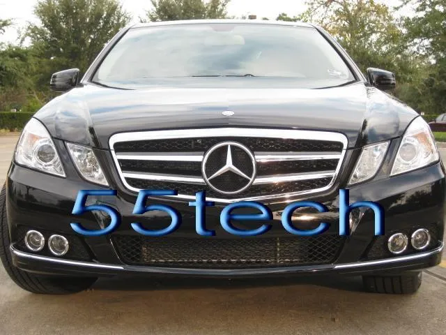 Mercedes Benz W212 E-Class Grille 2 Fin with LED Illuminated Star