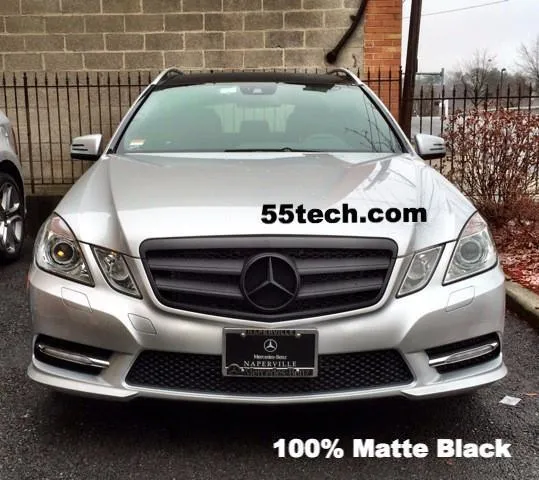 Mercedes Benz W212 E-Class Grille 2 Fin with LED Illuminated Star