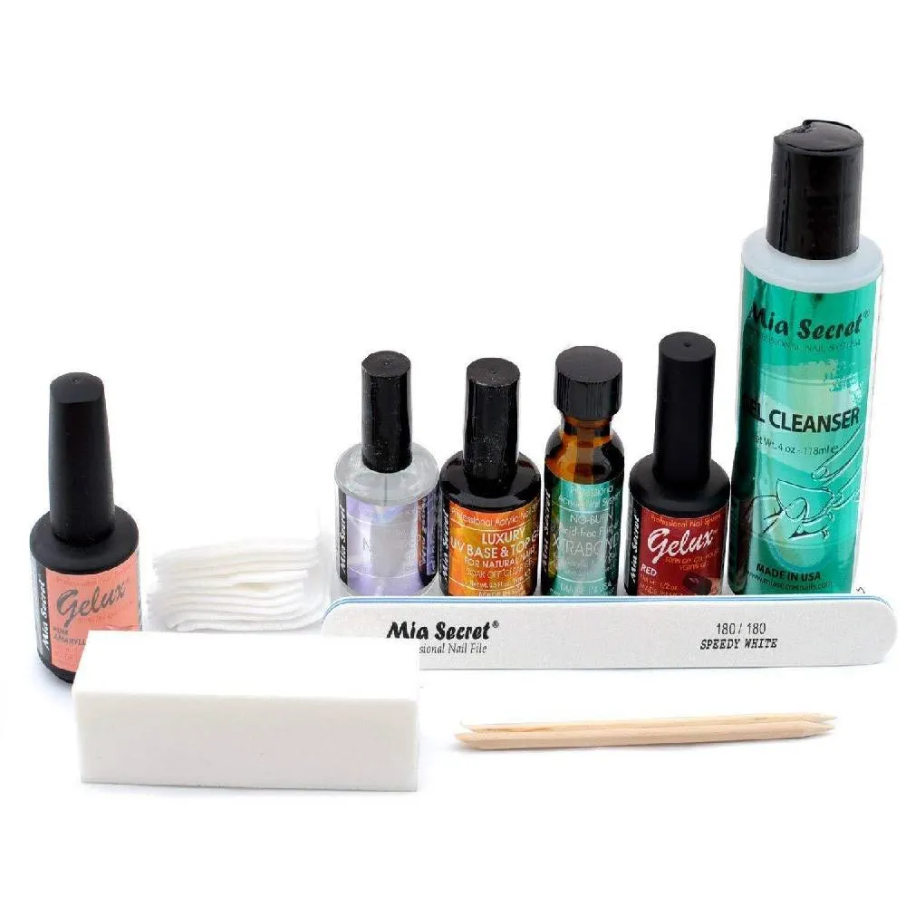 MIA SECRET - Gelux Soak Off Gel Polish Kit