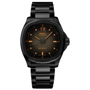 Mido Multifort TV watch big date 40mm Gray Automatic Steel Finish Pvd Black M049.526.33.081.00