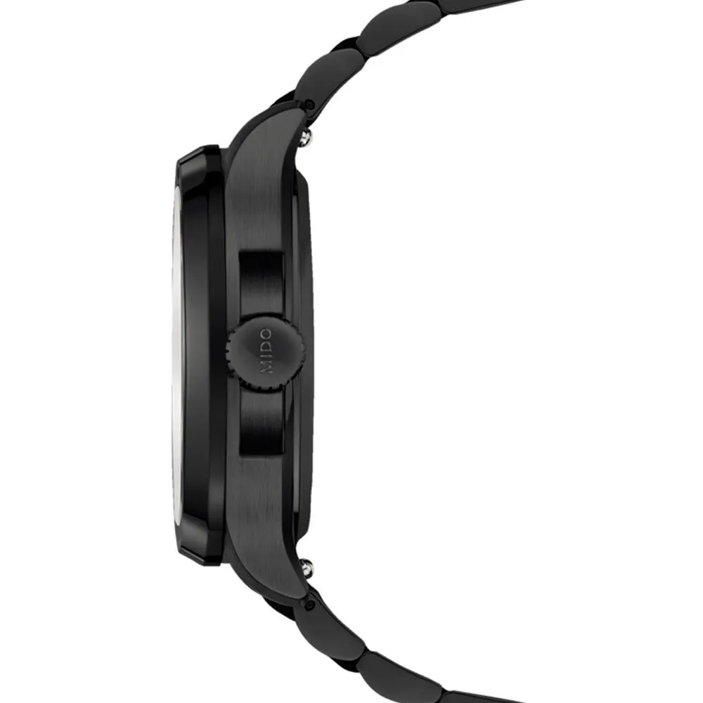 Mido Multifort TV watch big date 40mm Gray Automatic Steel Finish Pvd Black M049.526.33.081.00
