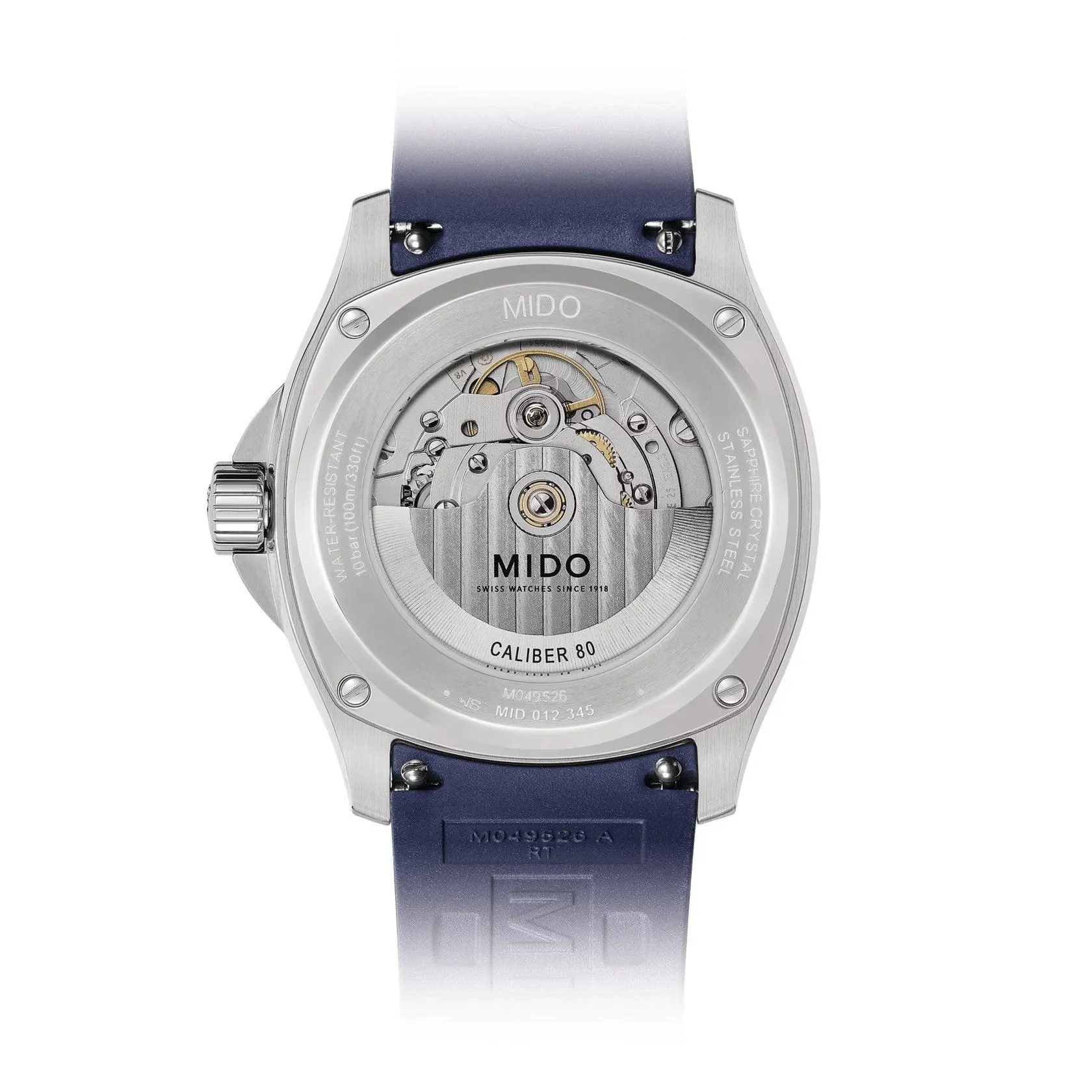 Mido Multifort TV watch big date 40x39.2mm Automatic blue steel m049.526.17.041.00
