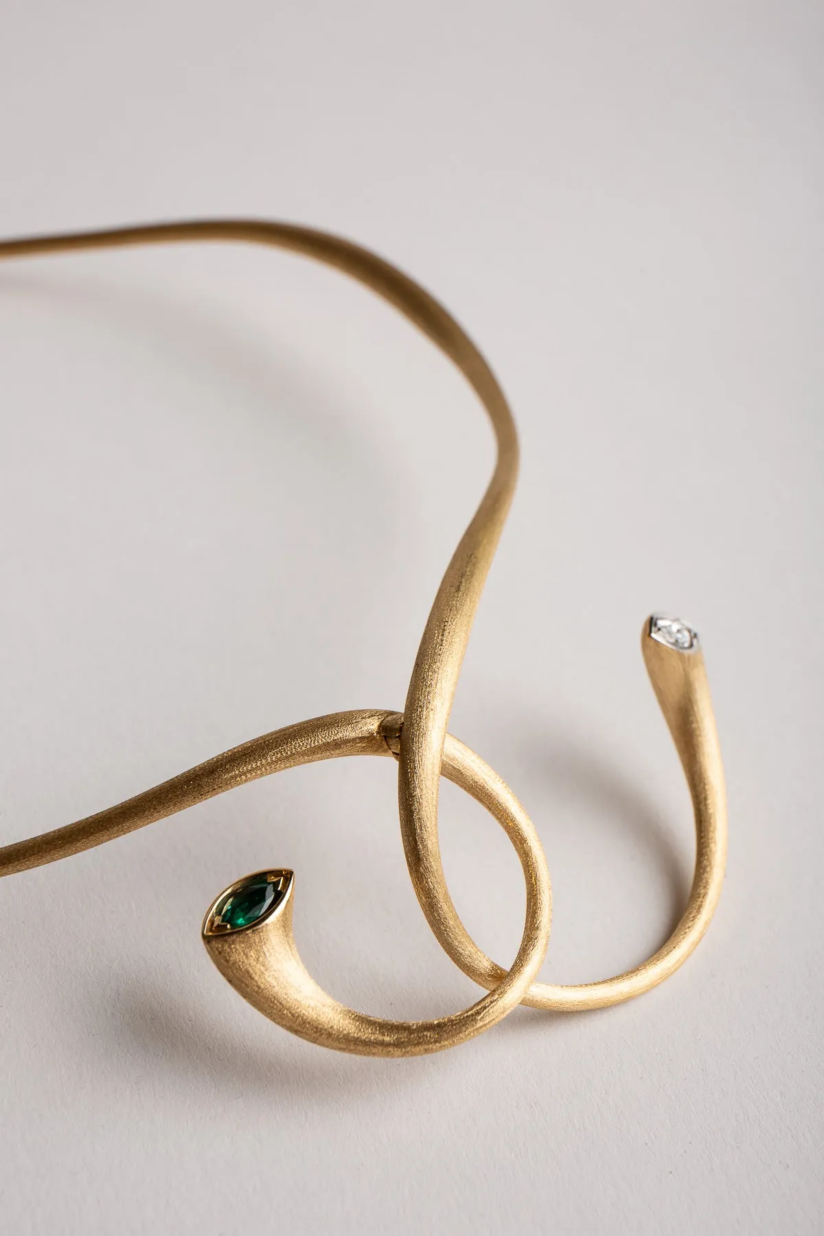 MIKE JOSEPH | DIAMOND/EMERALD NECKLACE