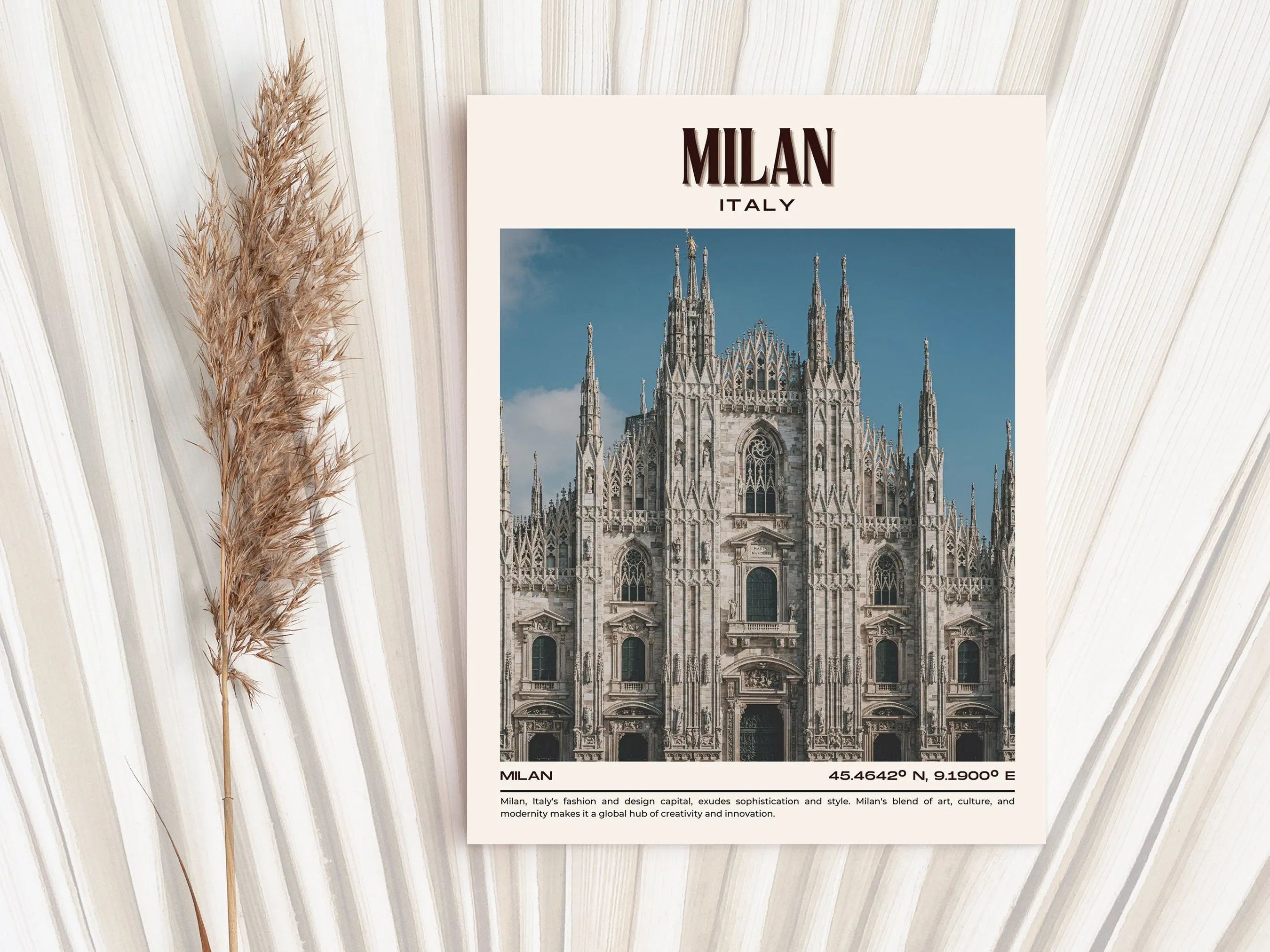 Milan Vintage Wall Art, Italy