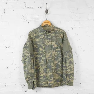 Military Digital Camo Over Shirt - Green - L