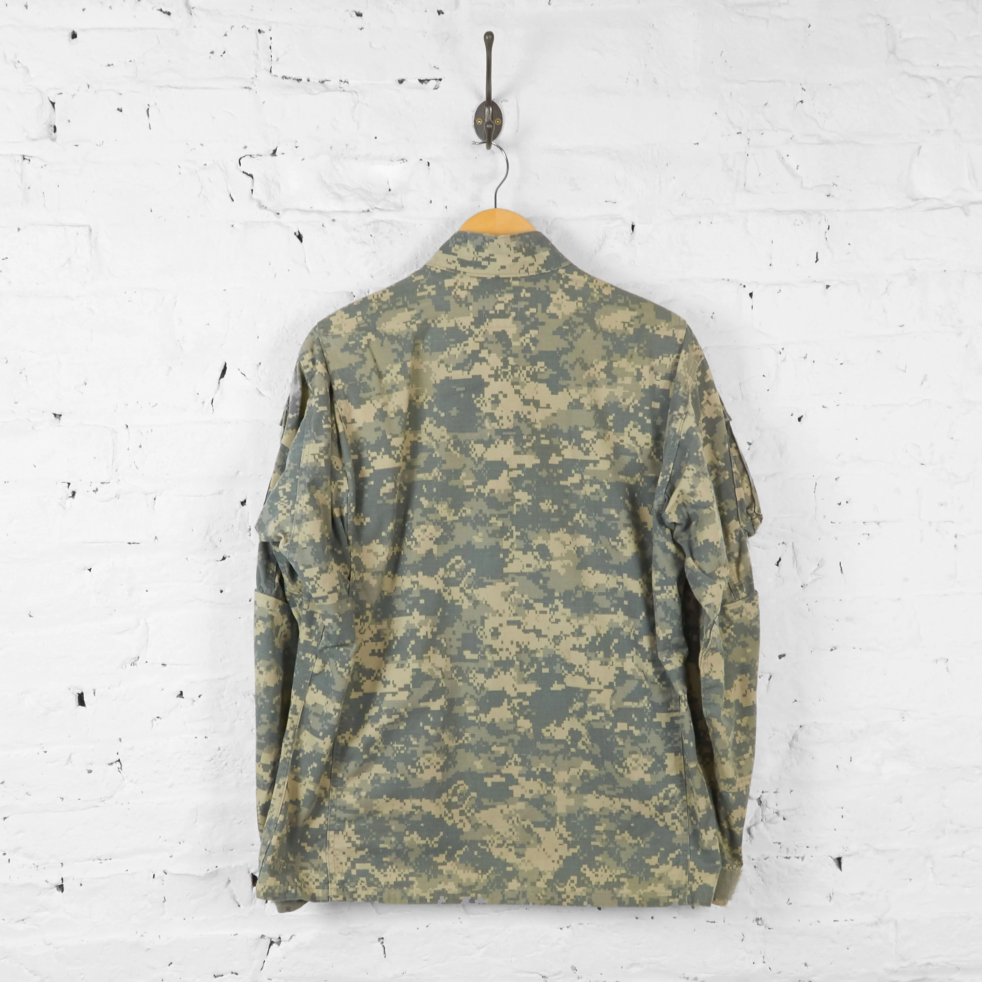 Military Digital Camo Over Shirt - Green - L