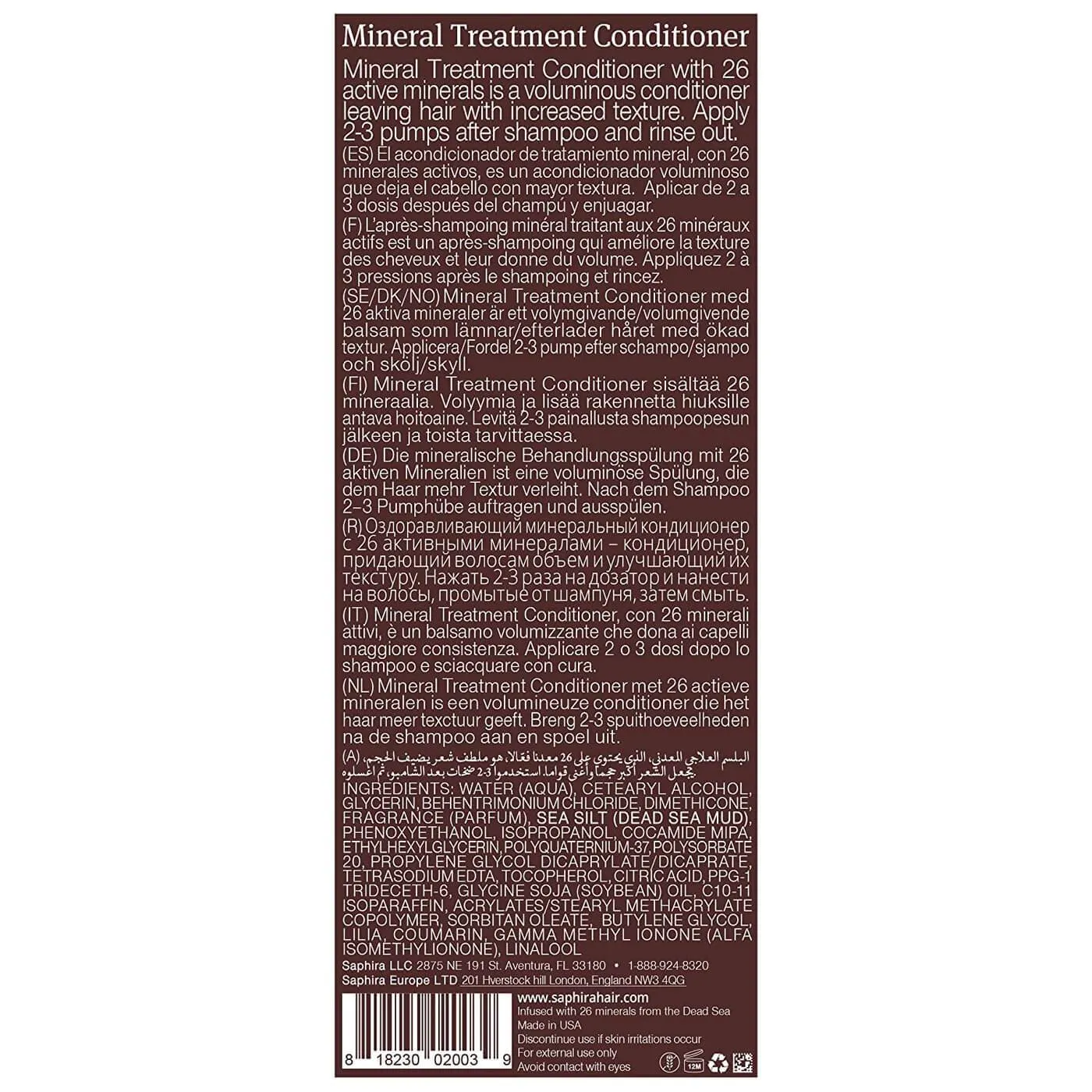 Mineral Treatment Conditioner
