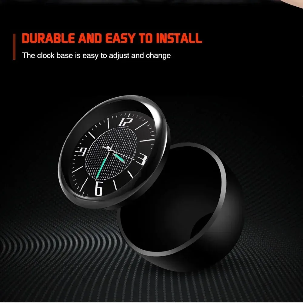Mini Car Quartz Clock for Car - Interior Center Console Watch