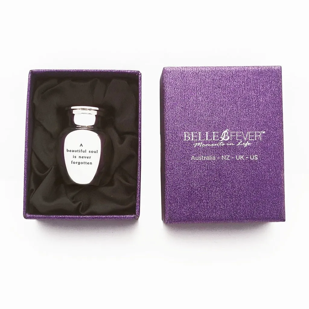 MINI Personalised Photo Keepsake Urn in Luxury Gift Box