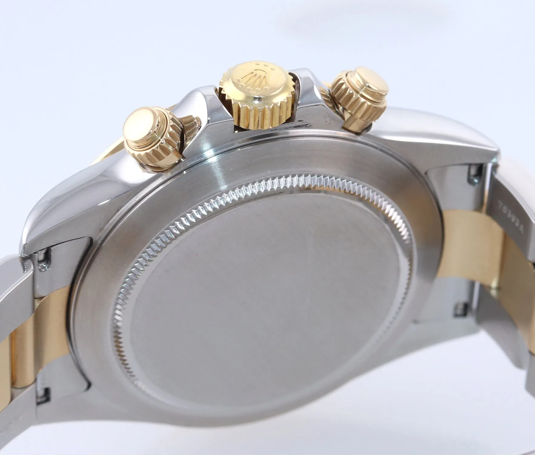 MINT 1999 Serial Rolex Daytona 16523 Zenith Slate Dial Gold Steel SEL Watch Box