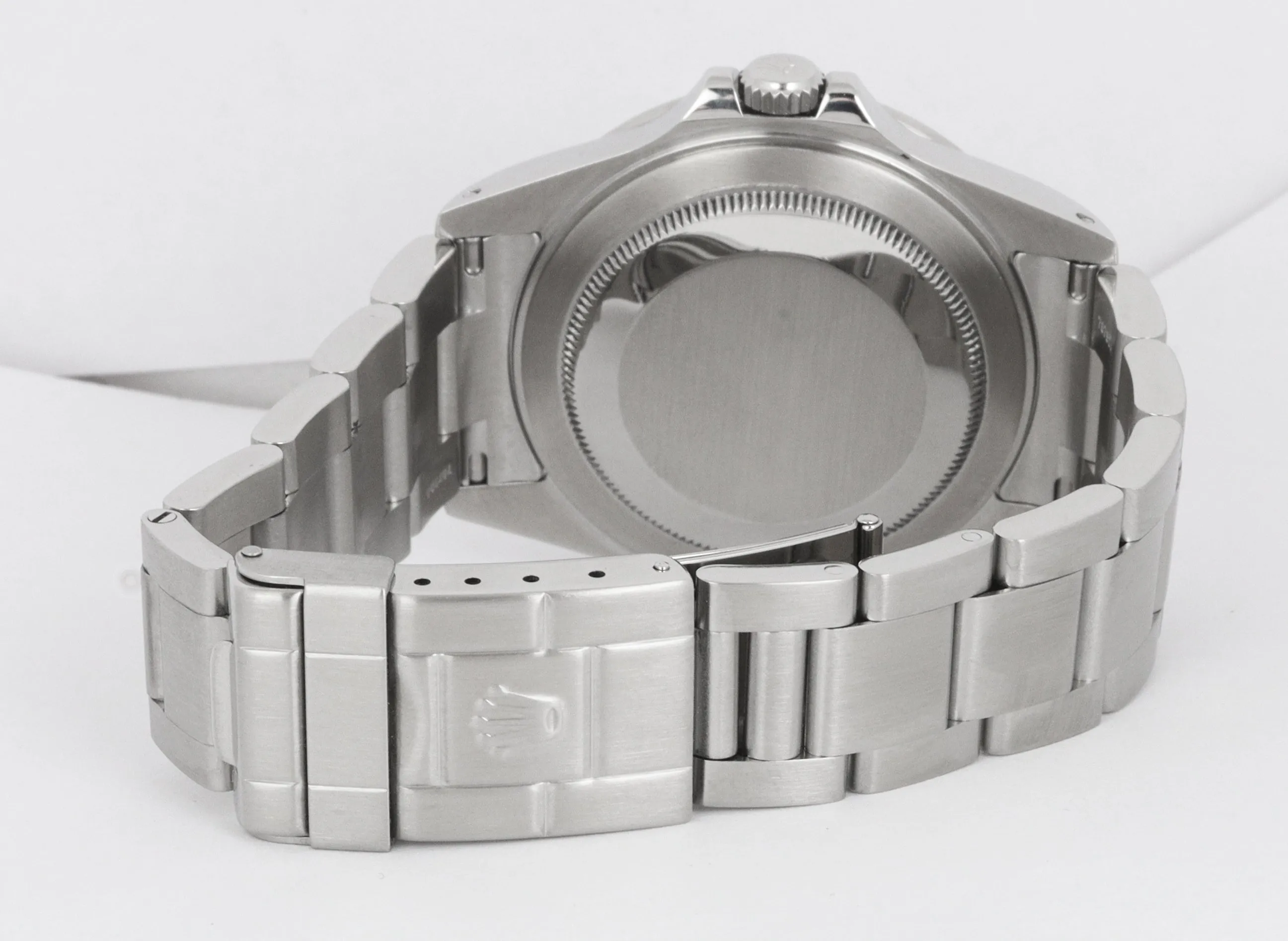 MINT 2002 Rolex Explorer II 16570 White Stainless Steel 40mm GMT Automatic SEL