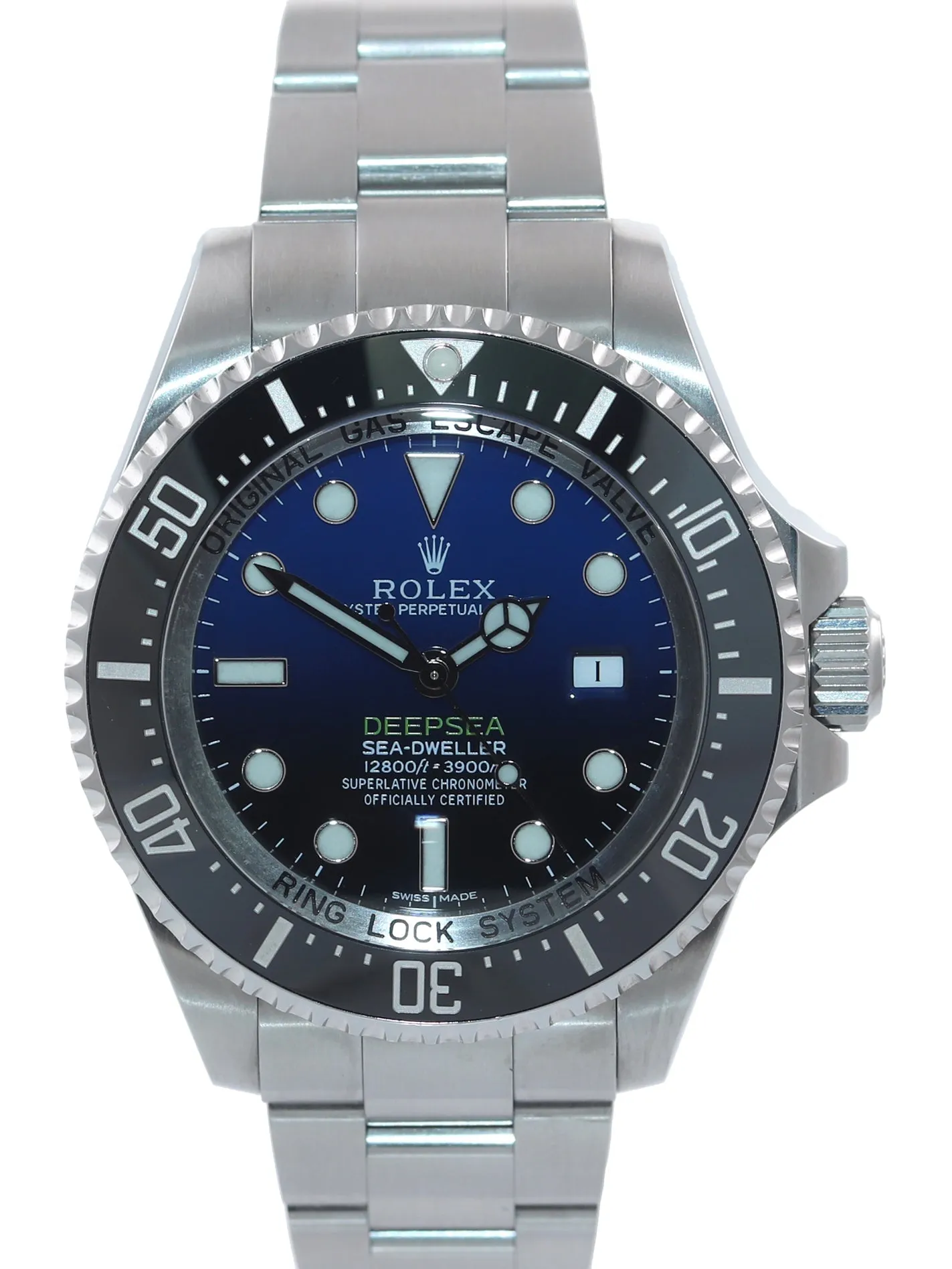 MINT 2016 Rolex Sea-Dweller Deepsea James Cameron Blue 116660 44mm Watch Box