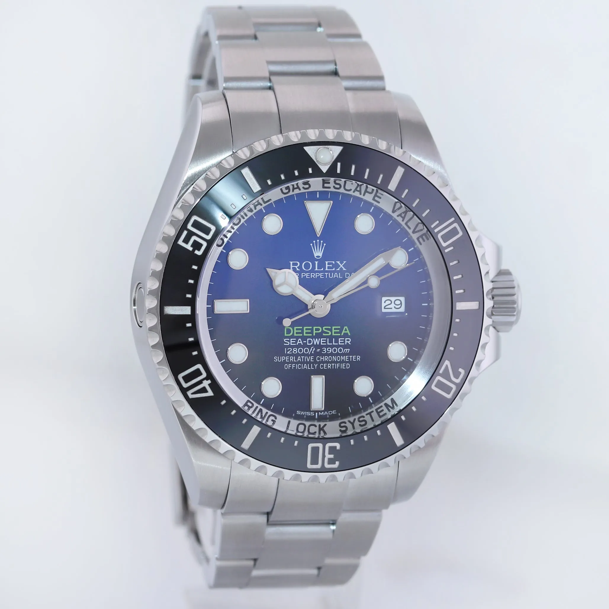 MINT 2017 Rolex Sea-Dweller Deepsea James Cameron Blue 116660 44mm Watch Box