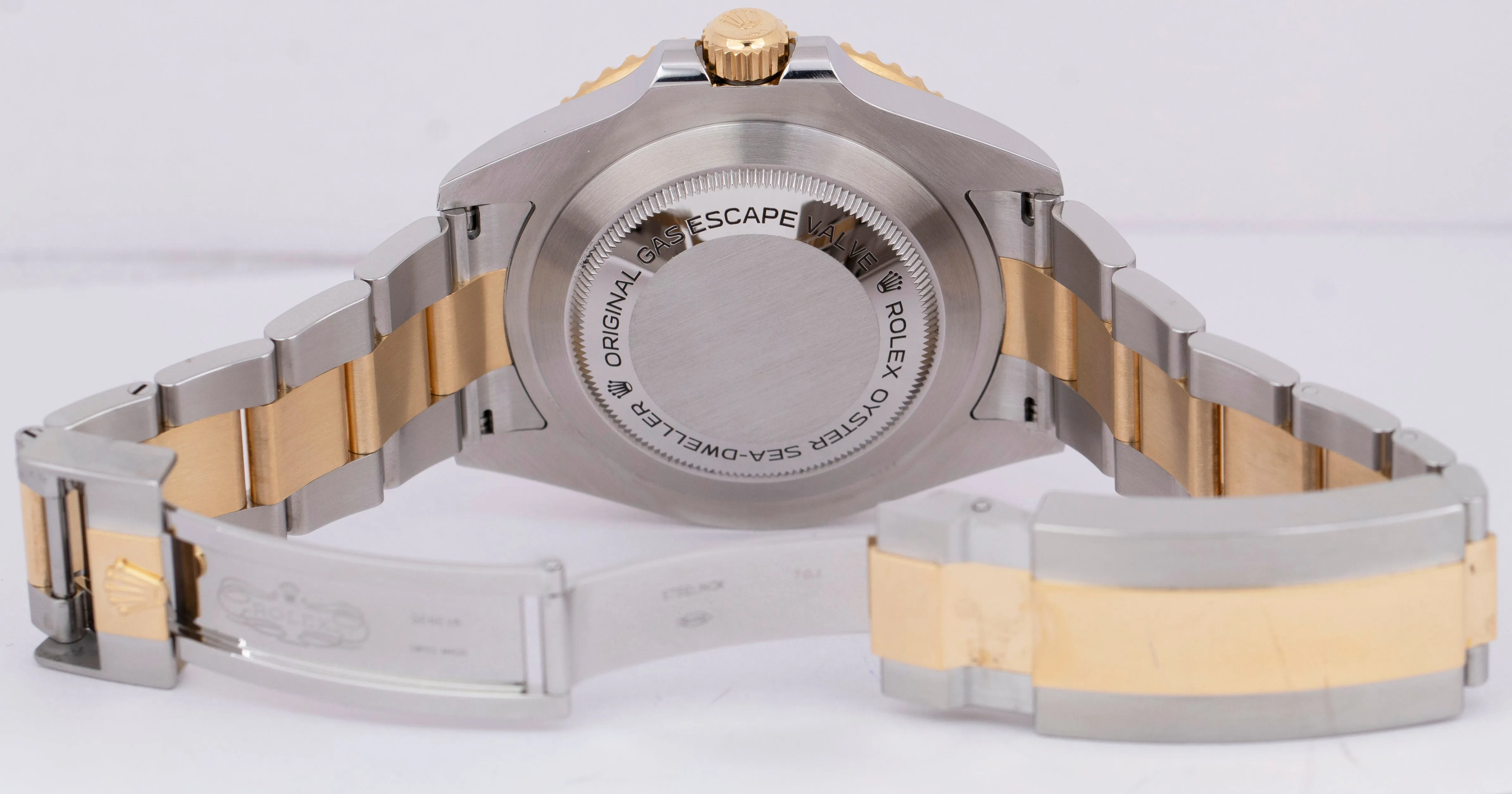 MINT 2022 Rolex Sea-Dweller 43mm Two-Tone 18K Yellow Gold Steel Black 126603 BOX
