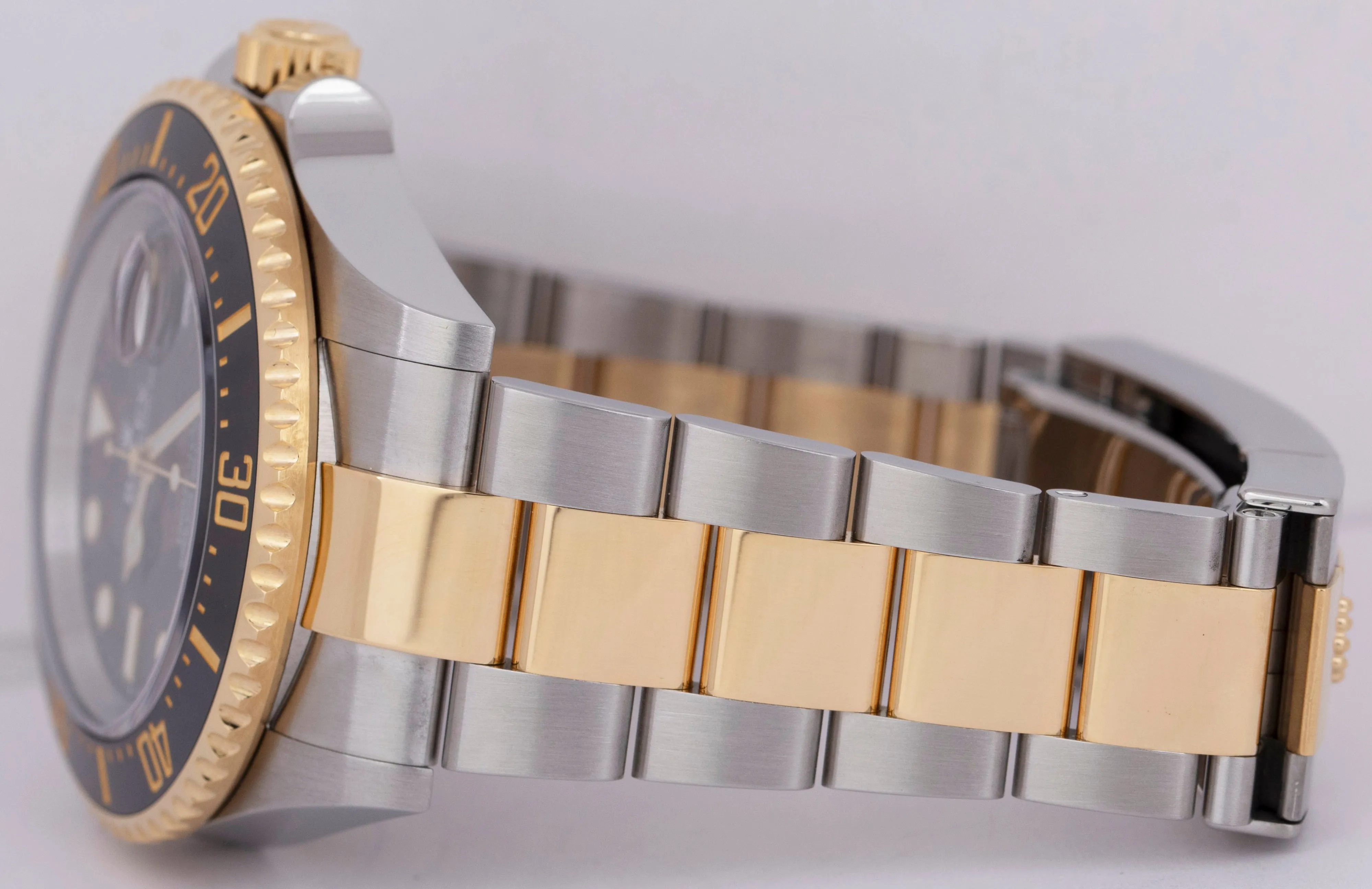 MINT 2022 Rolex Sea-Dweller 43mm Two-Tone 18K Yellow Gold Steel Black 126603 BOX