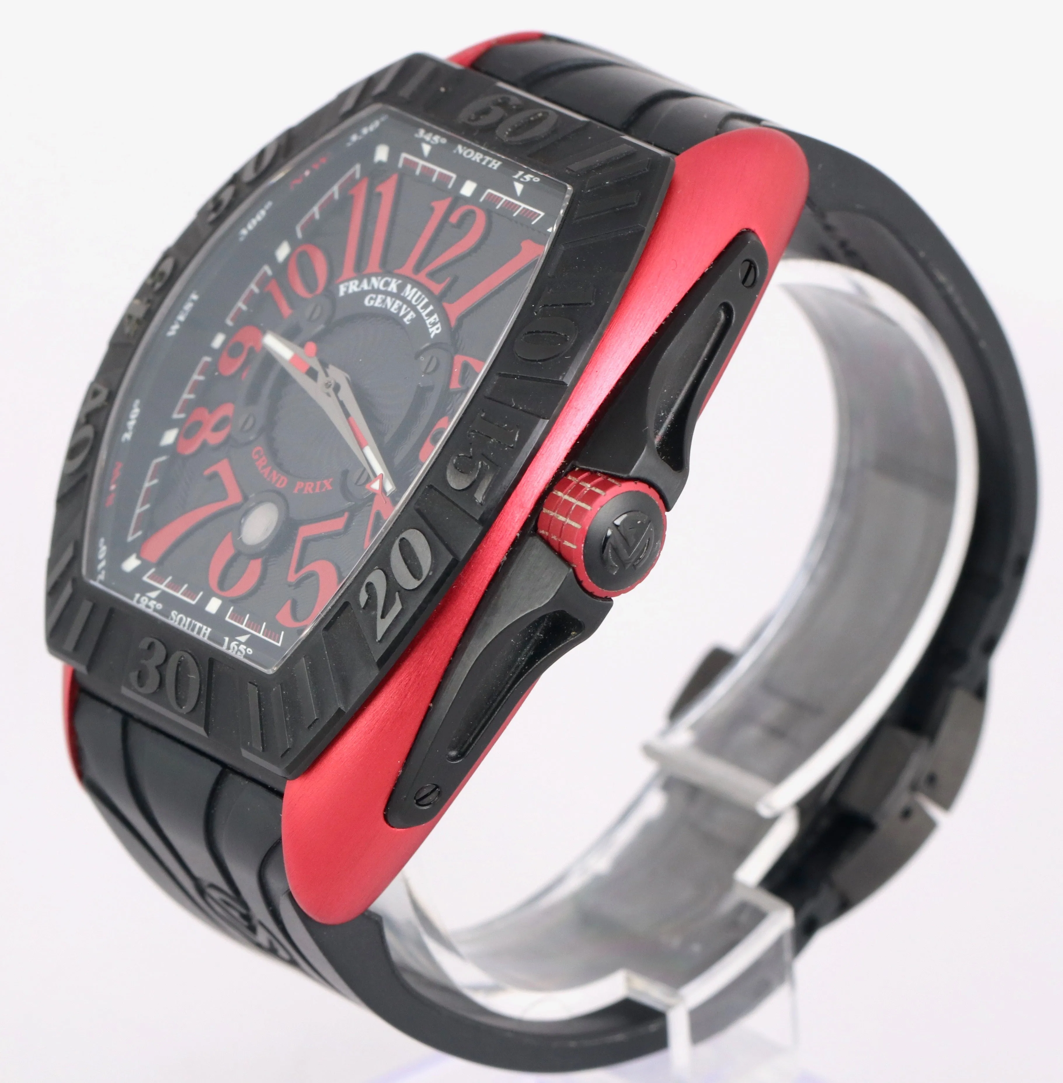 MINT Franck Muller Conquistador 9900 SC DT GPG Black Titanium 48mm Watch