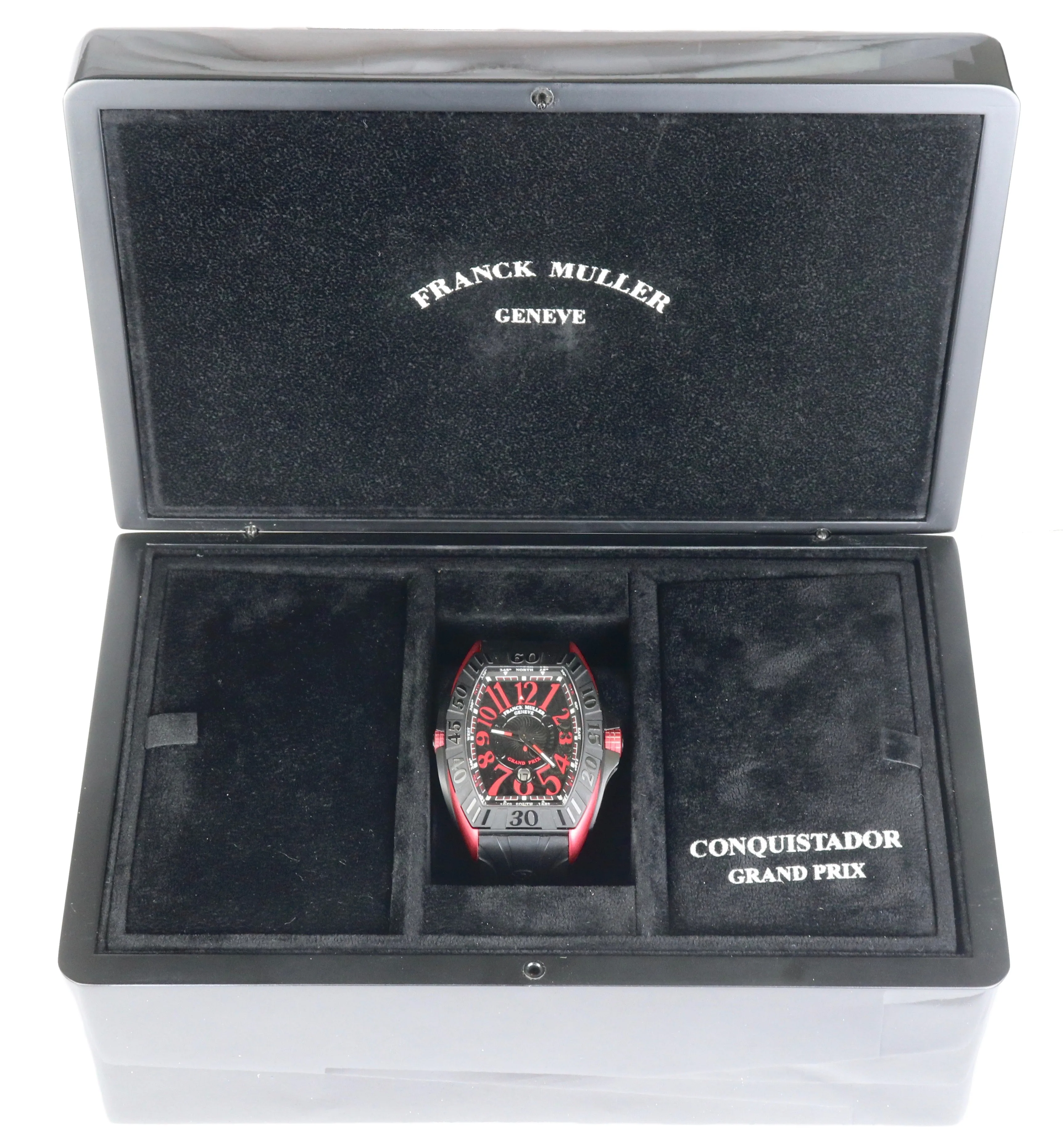 MINT Franck Muller Conquistador 9900 SC DT GPG Black Titanium 48mm Watch