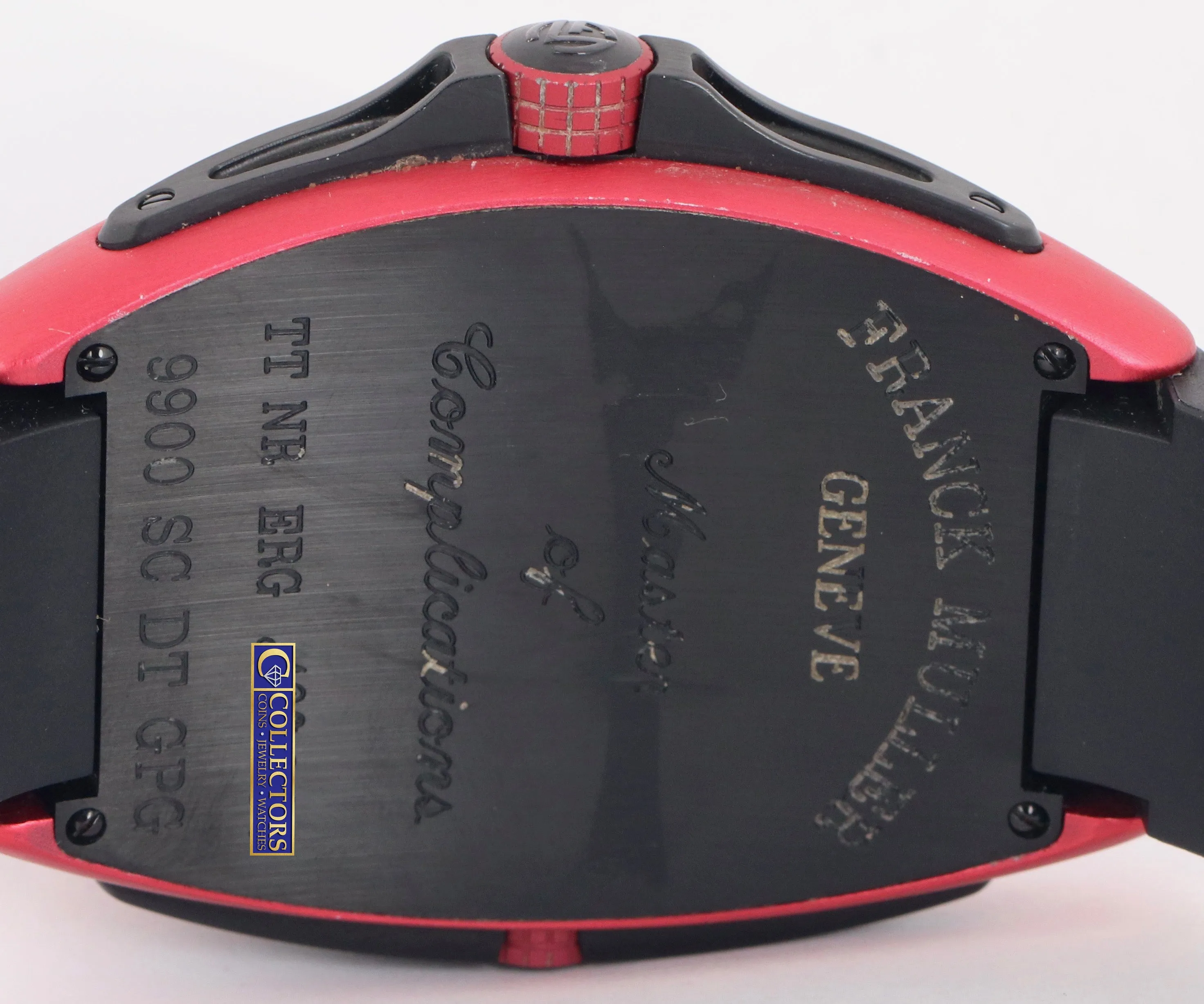 MINT Franck Muller Conquistador 9900 SC DT GPG Black Titanium 48mm Watch