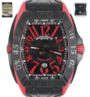 MINT Franck Muller Conquistador 9900 SC DT GPG Black Titanium 48mm Watch