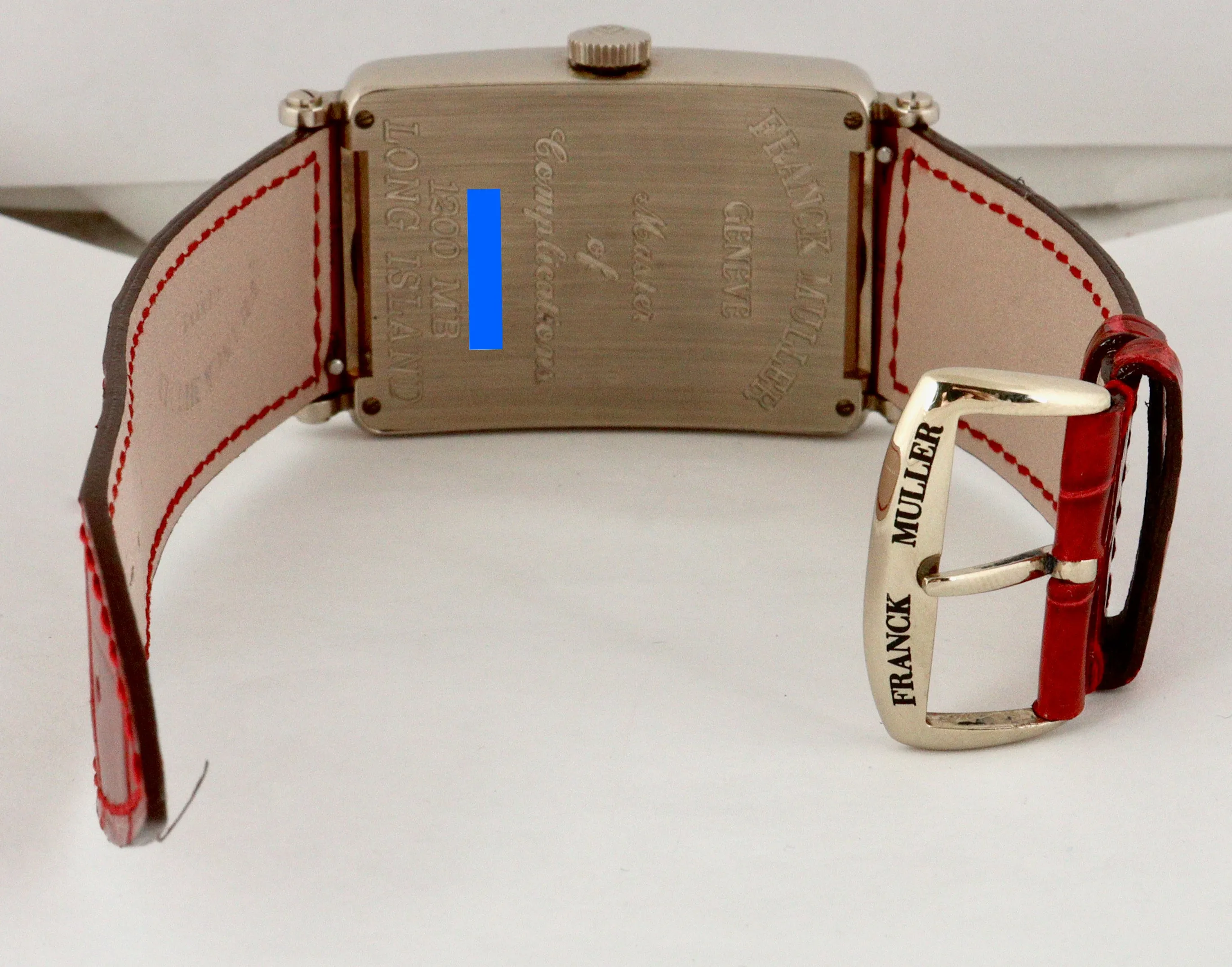 MINT Franck Muller FM Long Island Master Banker 18K White Gold Rhodium 1200 MB