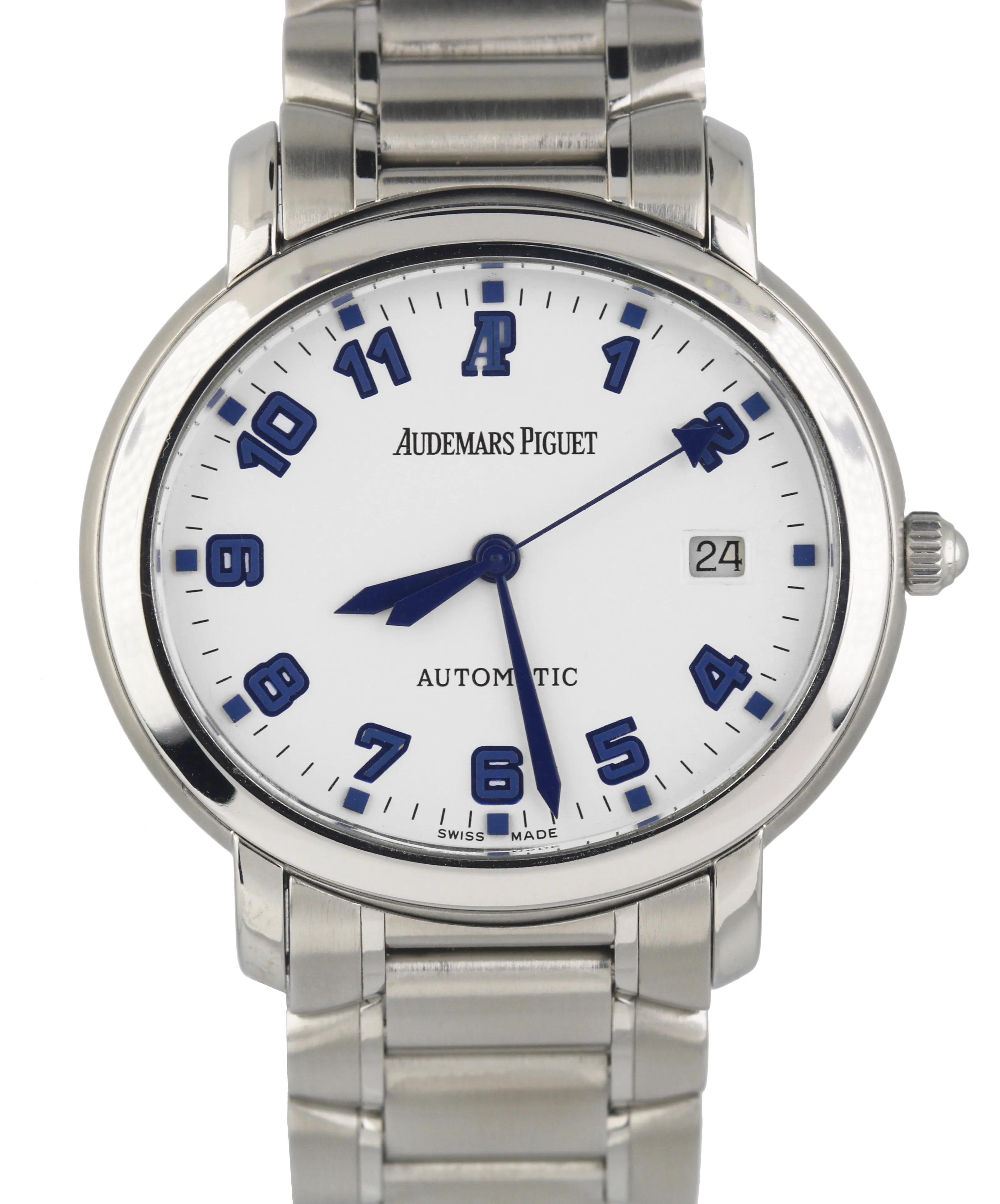 MINT Men's Audemars Piguet Millenary 39mm Stainless Automatic Date 15049ST Watch