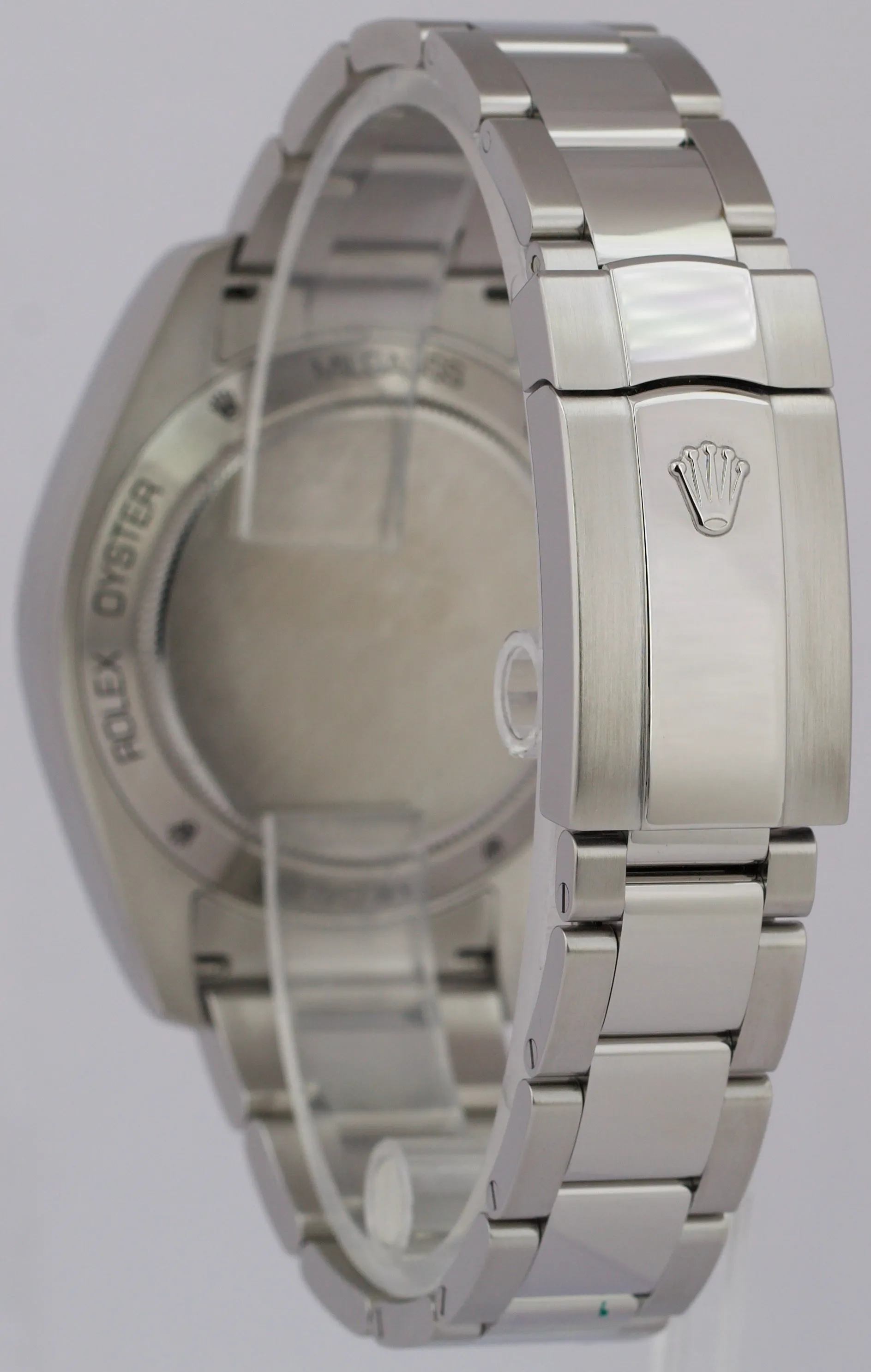MINT PAPERS Rolex Milgauss Black Orange 40mm 116400 Stainless Steel Watch BOX