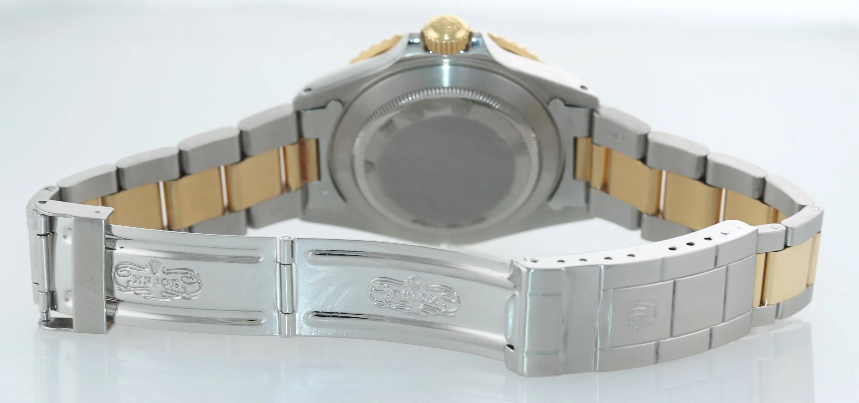 MINT PAPERS Rolex Submariner Date 16803 18K Gold Steel Two Tone Blue Watch Box
