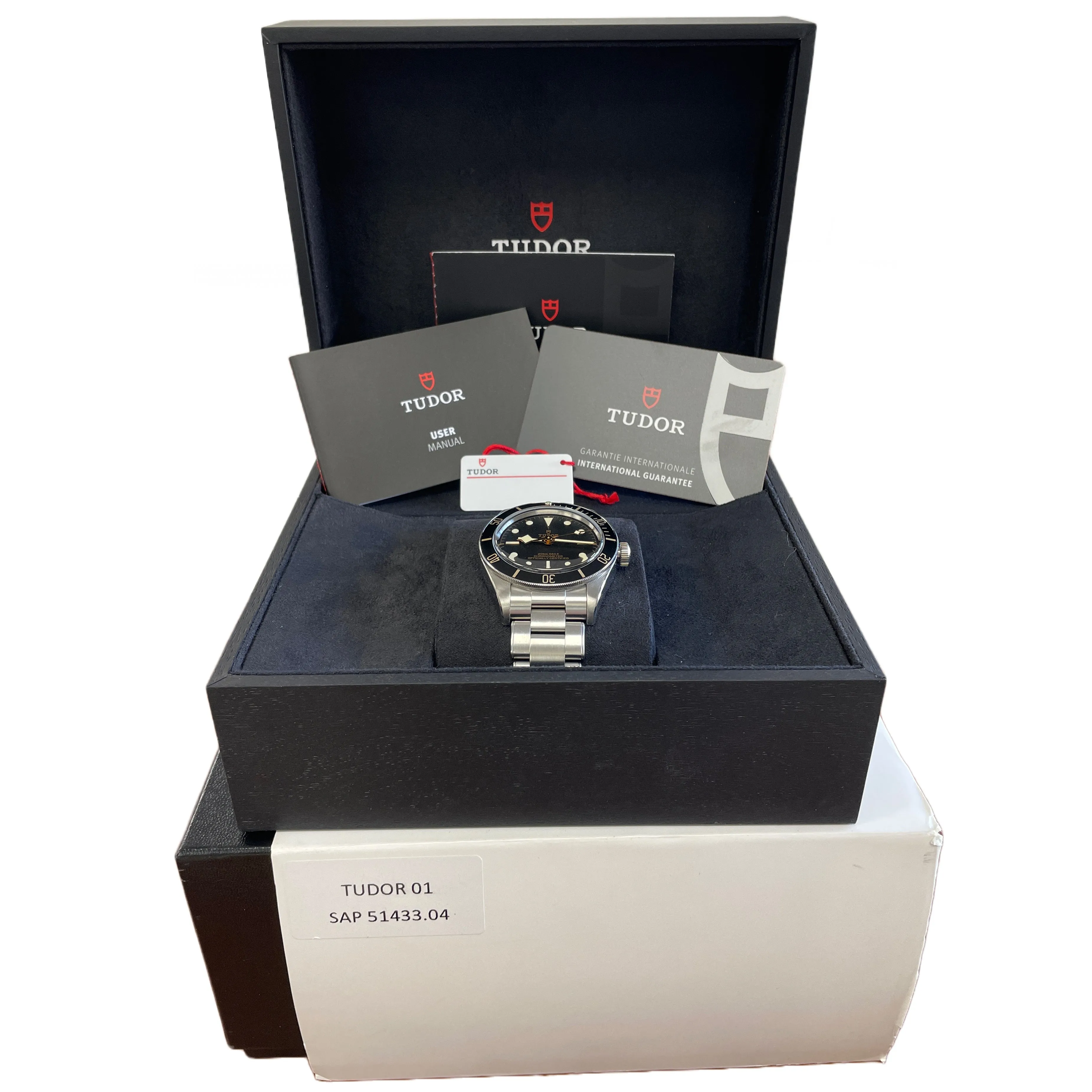 MINT PAPERS Tudor Black Bay 58 Black Stainless Steel 39mm Dive Watch 79030N B P