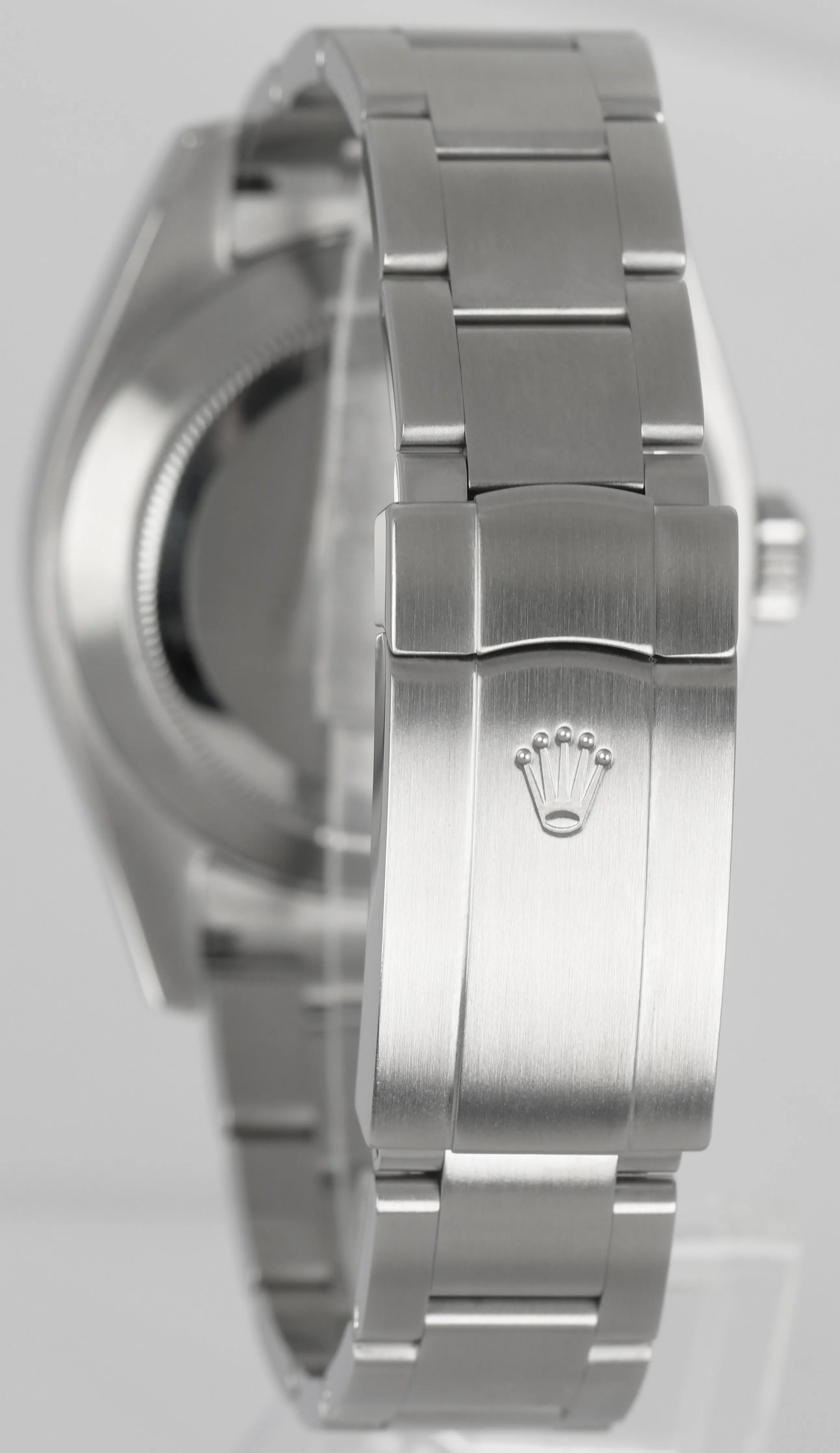 MINT Rolex Air-King 40mm Green Black Stainless Steel Arabic Oyster Watch 116900