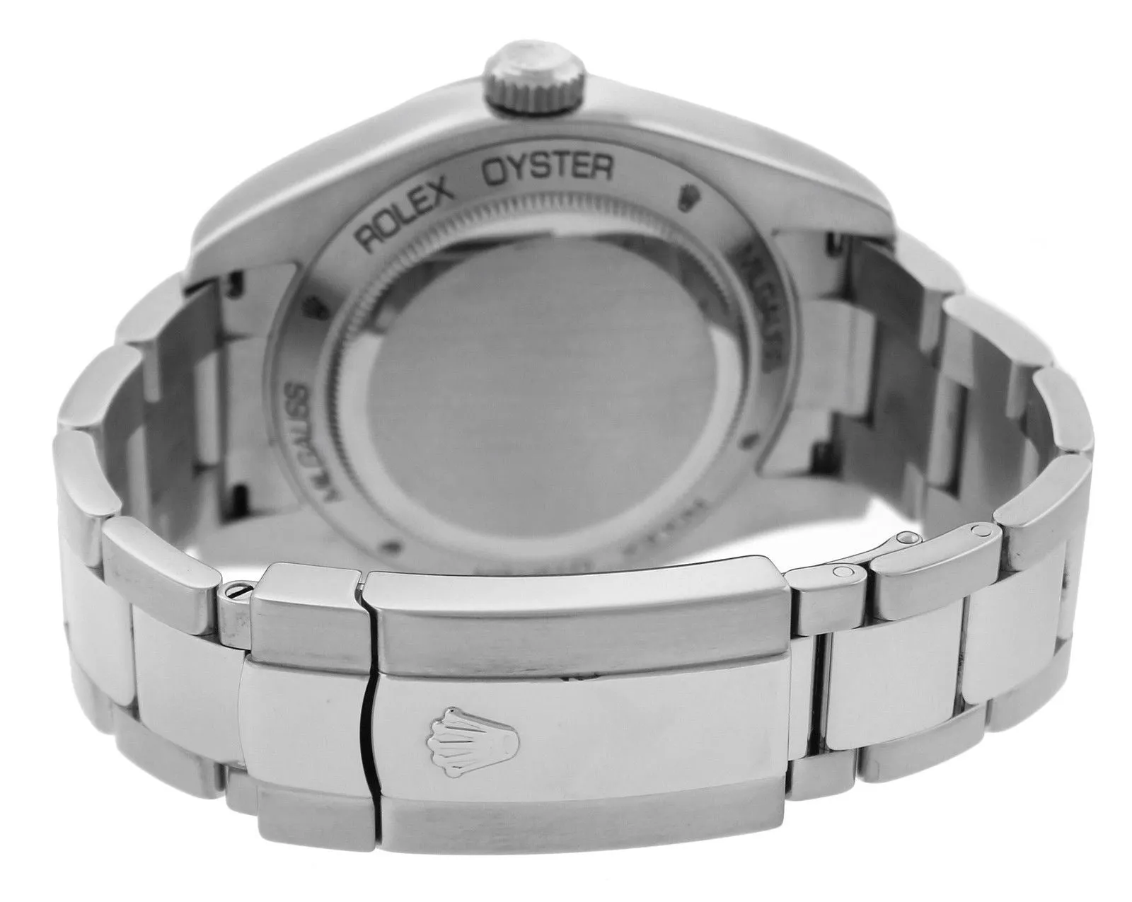 MINT Rolex Milgauss 116400 White Anti-Magnetic Stainless Steel Oyster 40mm Watch