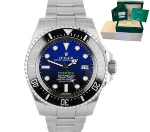 MINT SEPT 2019 Rolex Sea-Dweller Deepsea James Cameron Blue 44mm Dive 126660