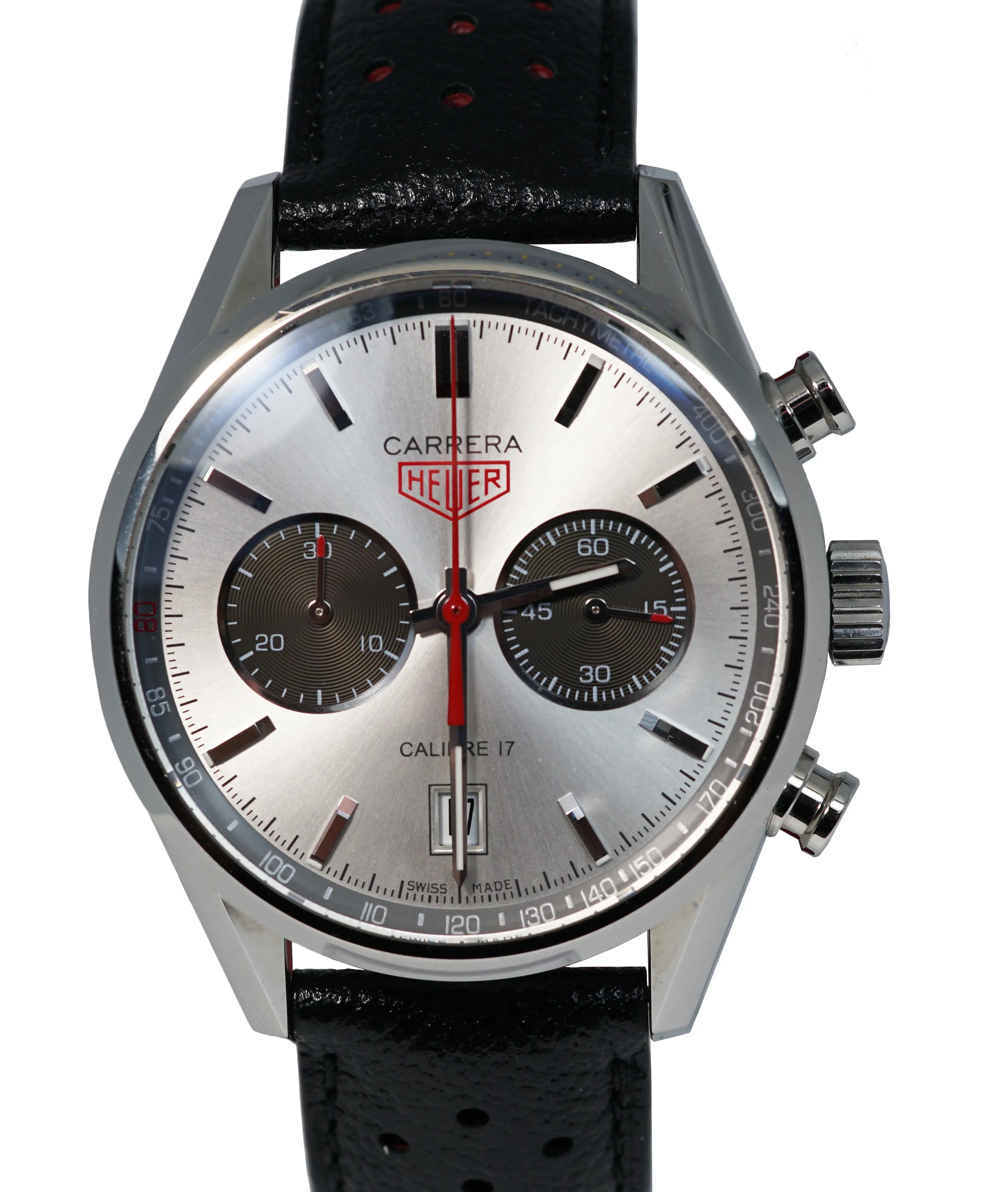 MINT TAG Heuer Carrera Jack Heuer 80th Birthday Calibre 17 CV2119 41mm Watch