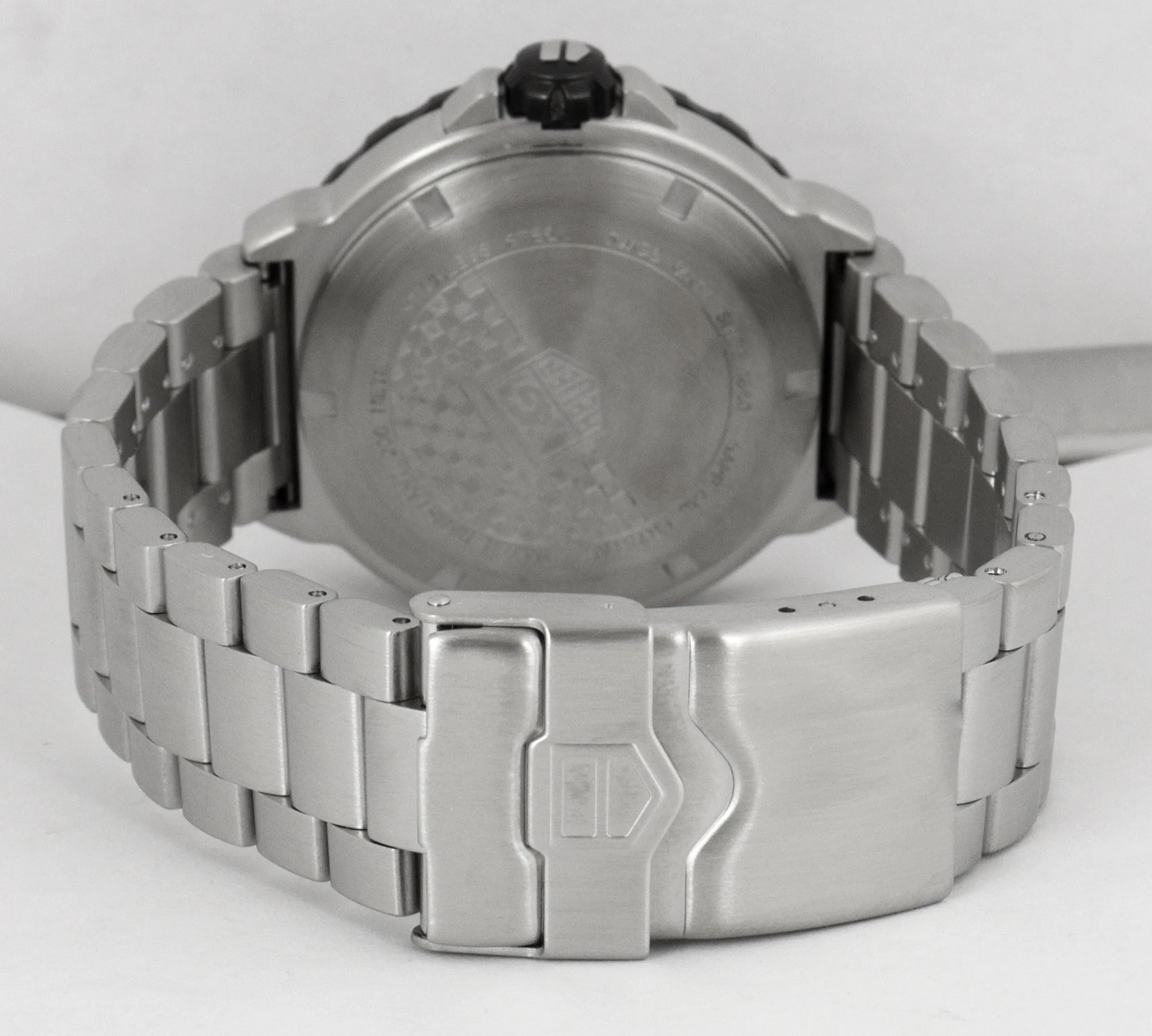 MINT Tag Heuer Formula 1 Grande Date WAU1111 42mm Chrono Stainless White Watch