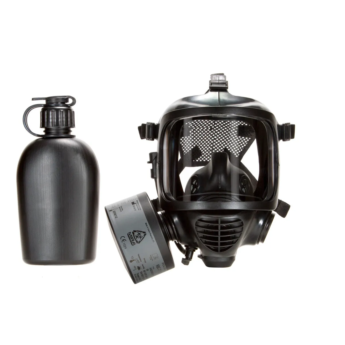 MIRA Safety CM-6M Tactical Gas Mask Full-Face Respirator for CBRN Defense