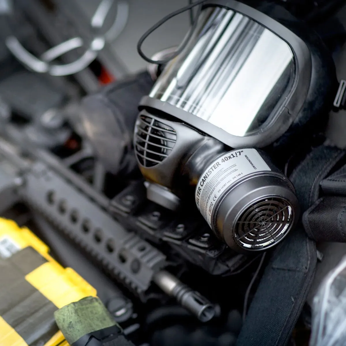 MIRA Safety CM-6M Tactical Gas Mask Full-Face Respirator for CBRN Defense