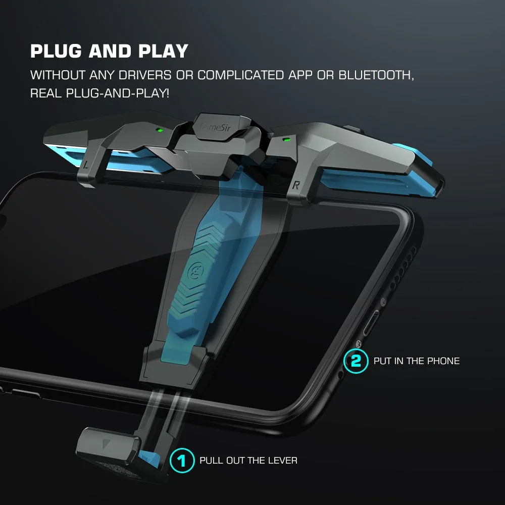 Mobile Gaming Controller |  Plug and Play for iOS / Android