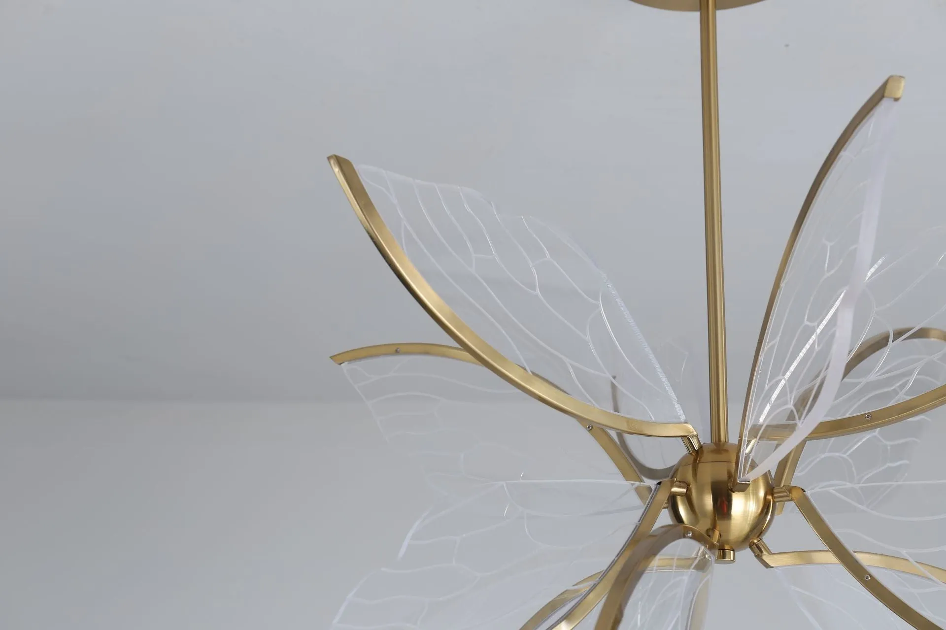 Modern Butterfly LED Chandelier with Acrylics