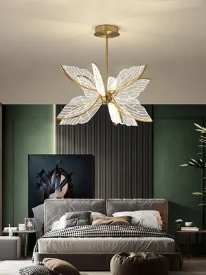 Modern Butterfly LED Chandelier with Acrylics