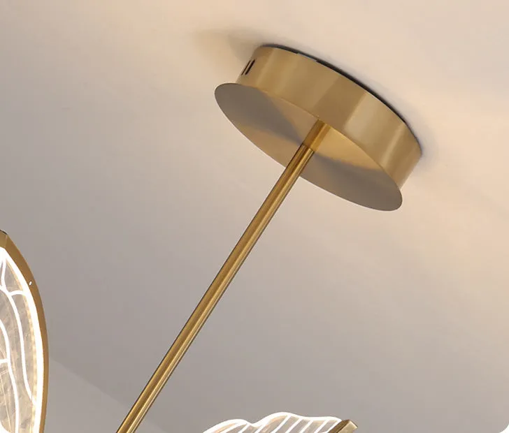 Modern Butterfly LED Chandelier with Acrylics