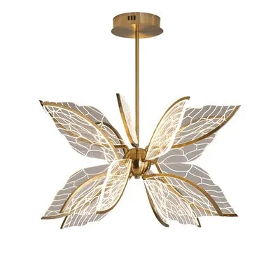 Modern Butterfly LED Chandelier with Acrylics