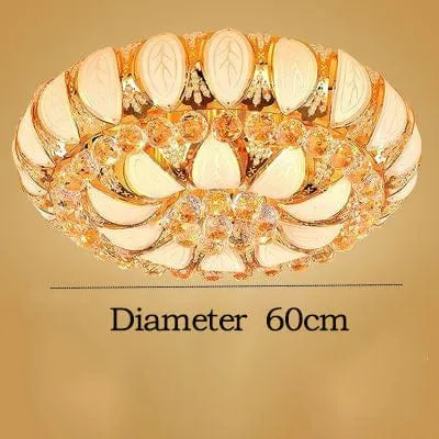 Modern LED Luxury Lustre Crystal Lotus Ceiling Chandelier - LEA-Series