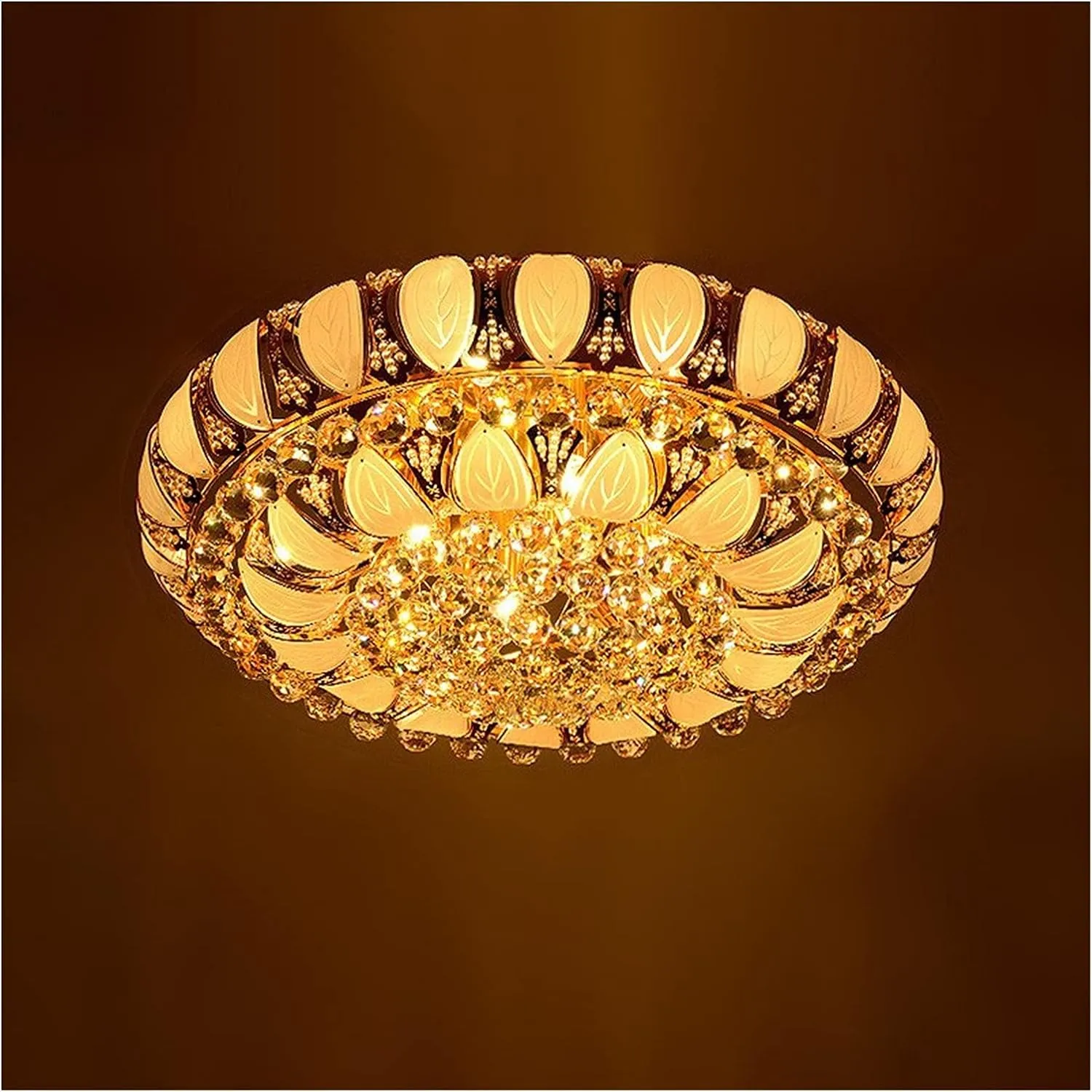 Modern LED Luxury Lustre Crystal Lotus Ceiling Chandelier - LEA-Series