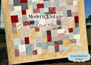 Modern Vintage Quilt Pattern - Layer Cake Friendly