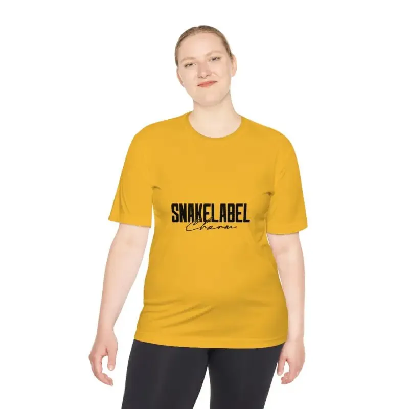 Moisture Wicking Athletic snake Tee - Lightweight Breathable Performance Shirt with PosiCharge® Technology and Set-in Sleeves