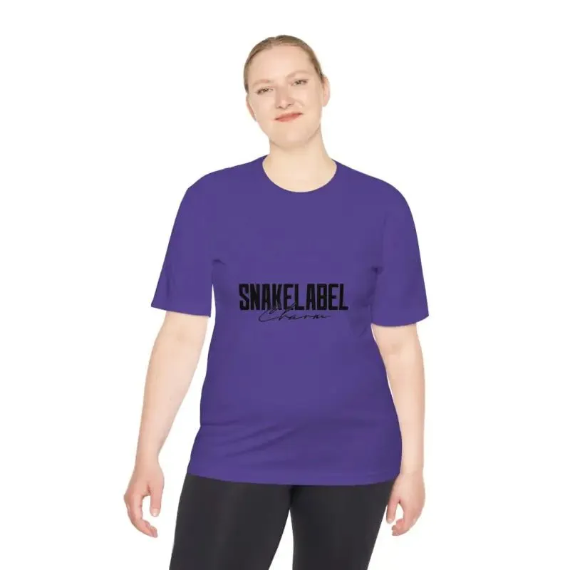 Moisture Wicking Athletic snake Tee - Lightweight Breathable Performance Shirt with PosiCharge® Technology and Set-in Sleeves