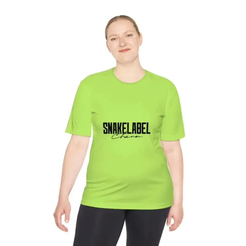 Moisture Wicking Athletic snake Tee - Lightweight Breathable Performance Shirt with PosiCharge® Technology and Set-in Sleeves